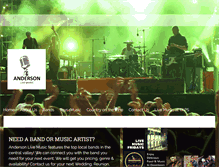 Tablet Screenshot of andersonlivemusic.com